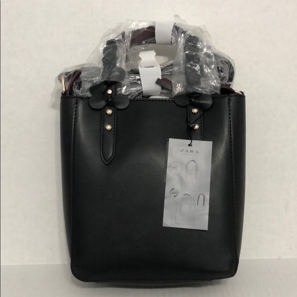 Zara medium size Leather Tote